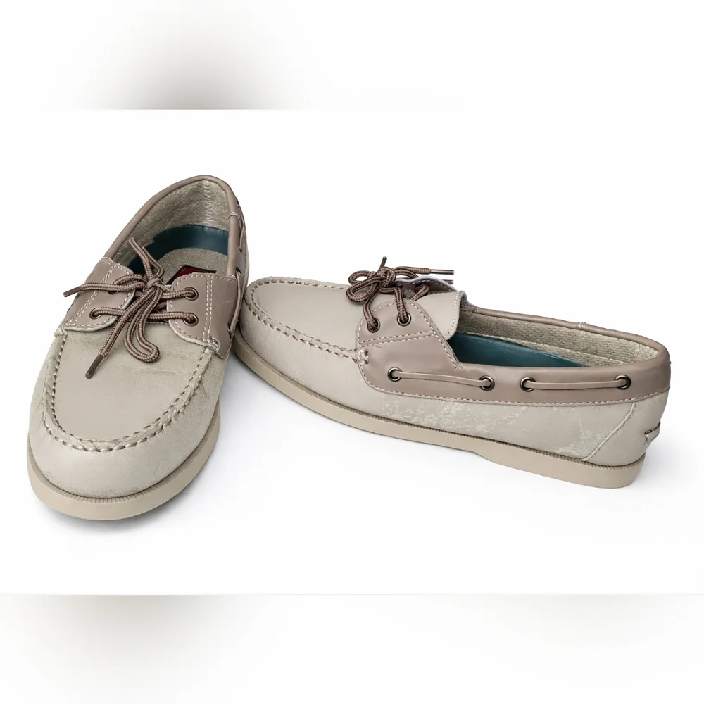 Wrangler Beige Men's Boat Loafers Slip On Shoes Size  US 8